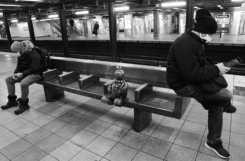 Subway Token Figures : Art : Subway : New York : Tom Otterness : New York : Personal Photo Projects :  Richard Moore Photography : Photographer : 